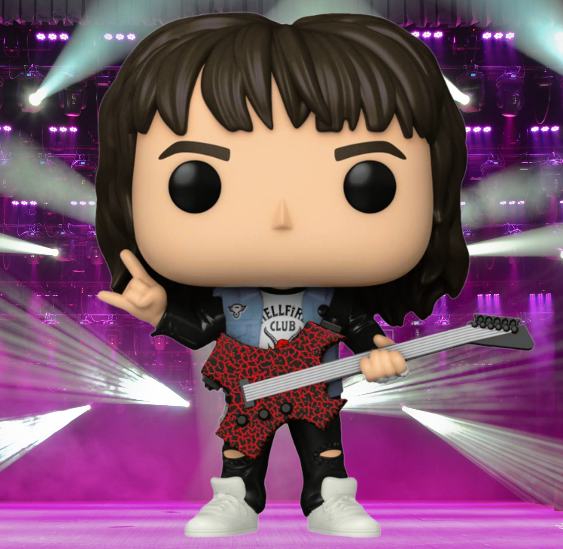 Stranger Things Season 4 2022 Funko Pop Eddie With Guitar 1250 Big Apple Collectibles
