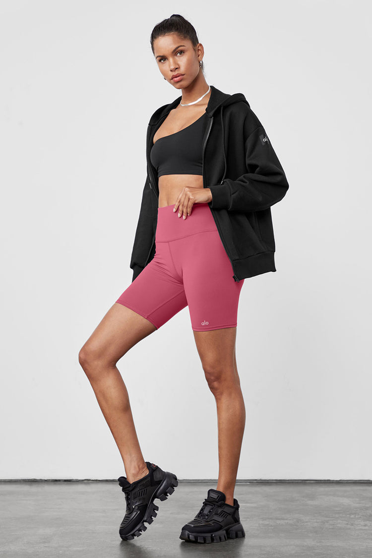Hype Full Zip Hoodie Black Alo Yoga