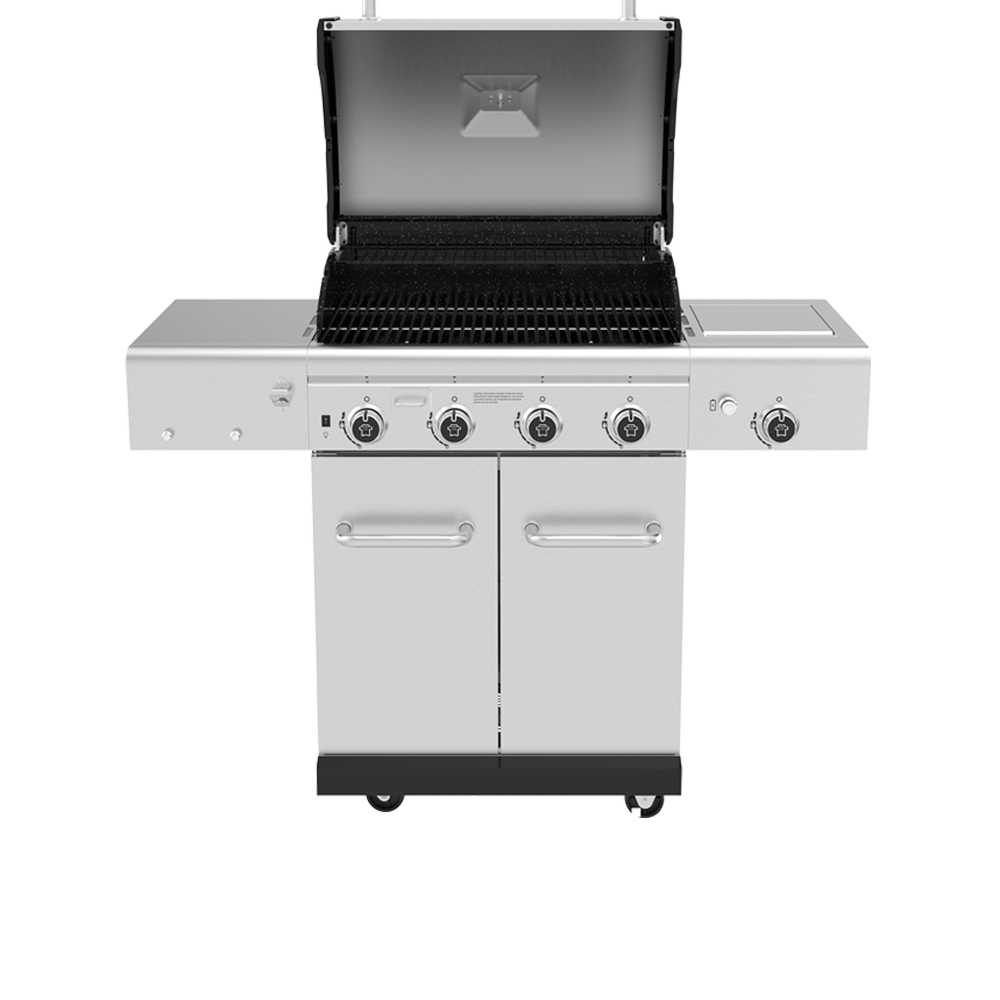 Daytona 4 Burner Propane Gas Grill In Stainless Steel With Griddle To