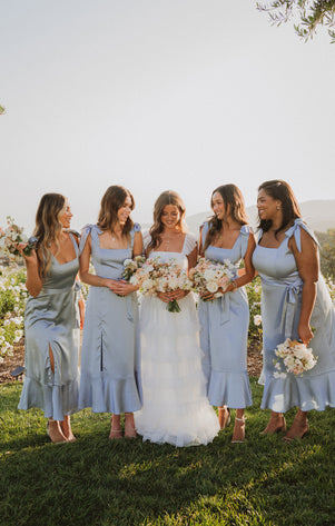 Light Blue Bridesmaids Dresses Show Me Your Mumu