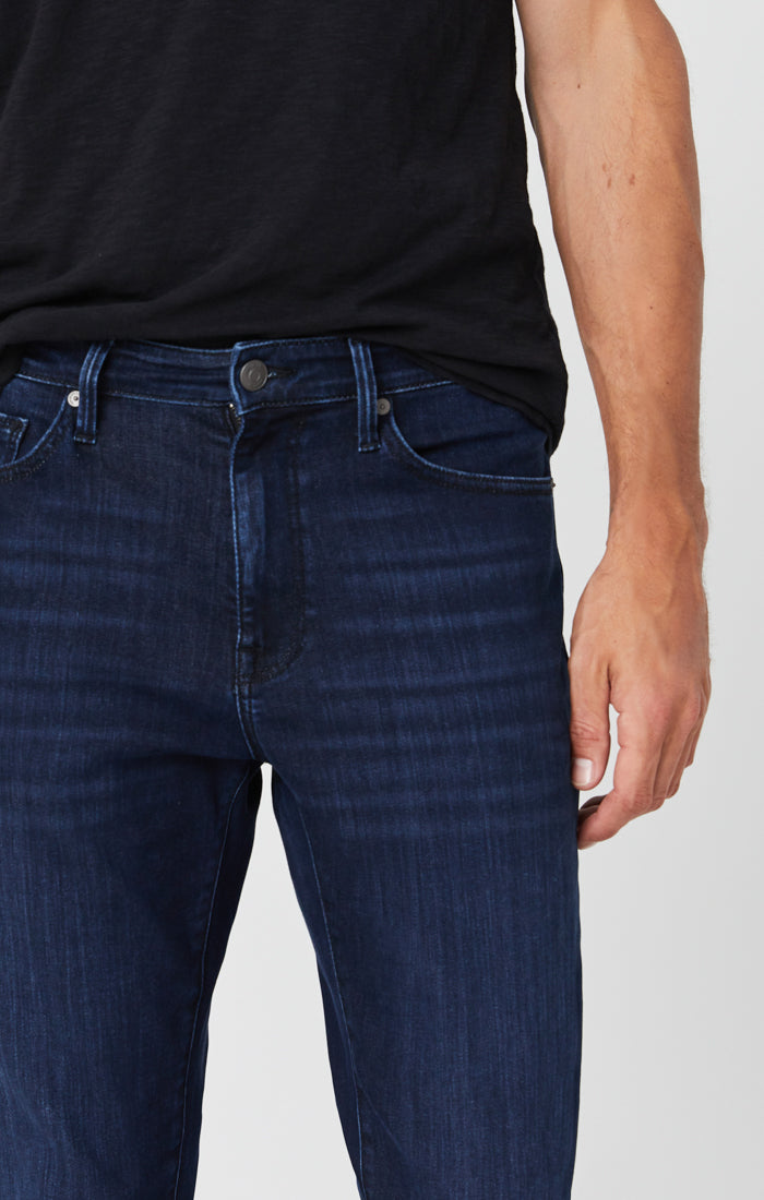 Mavi Men S Steve Athletic Fit Jeans In Dark Ink Supermove