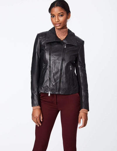 Sleek Women S Leather Jackets Bernardo Fashions