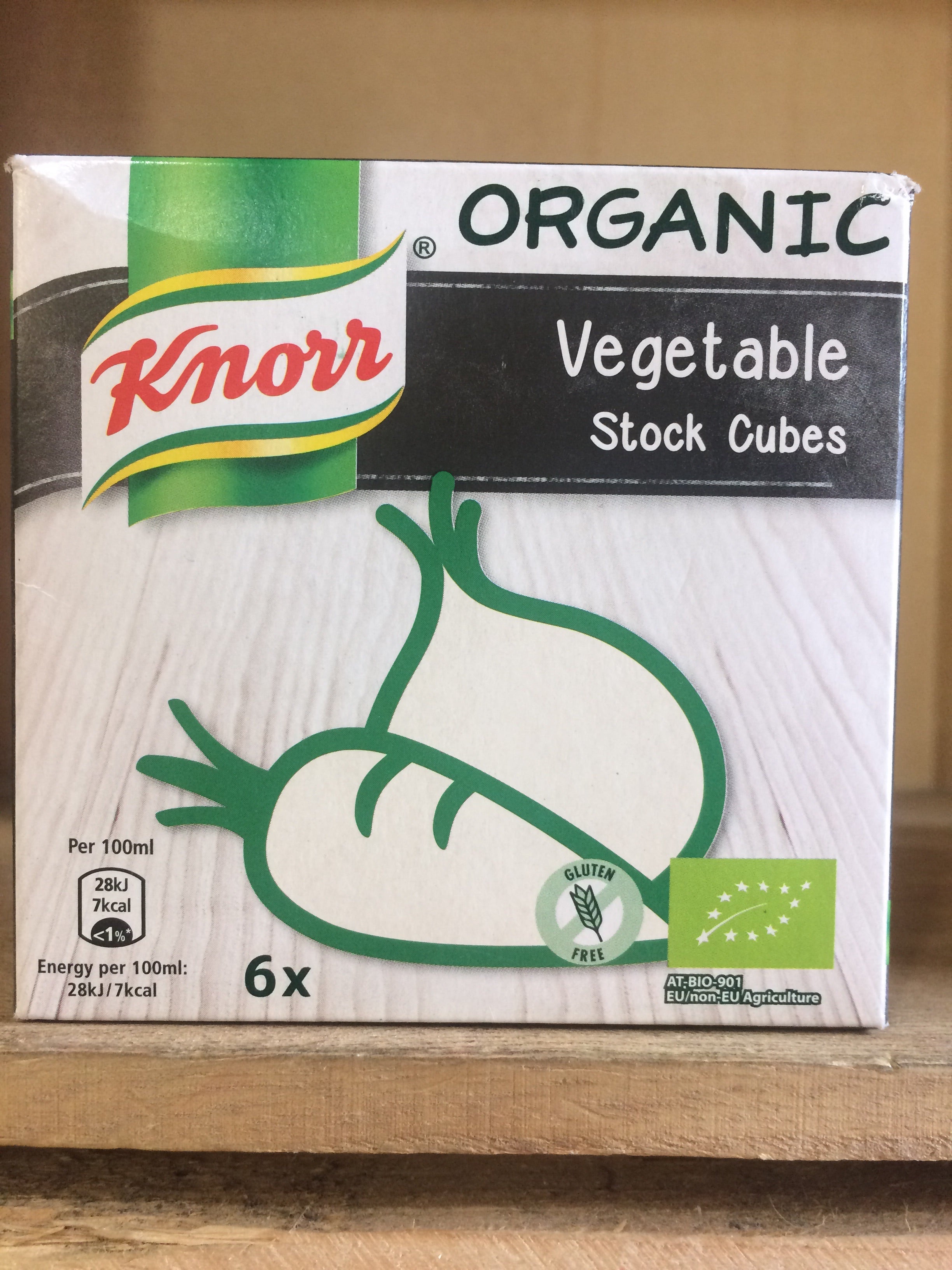 Knorr Organic Vegetable Stock Cubes 6x11g Low Price Foods Ltd