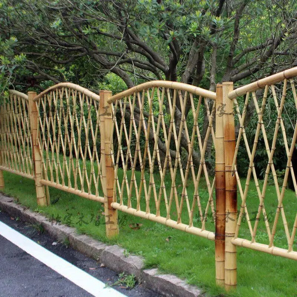 Bamboo Fence Handmade Natural Fencing Garden Decoration Country Style Outdoor Everythingbamboo