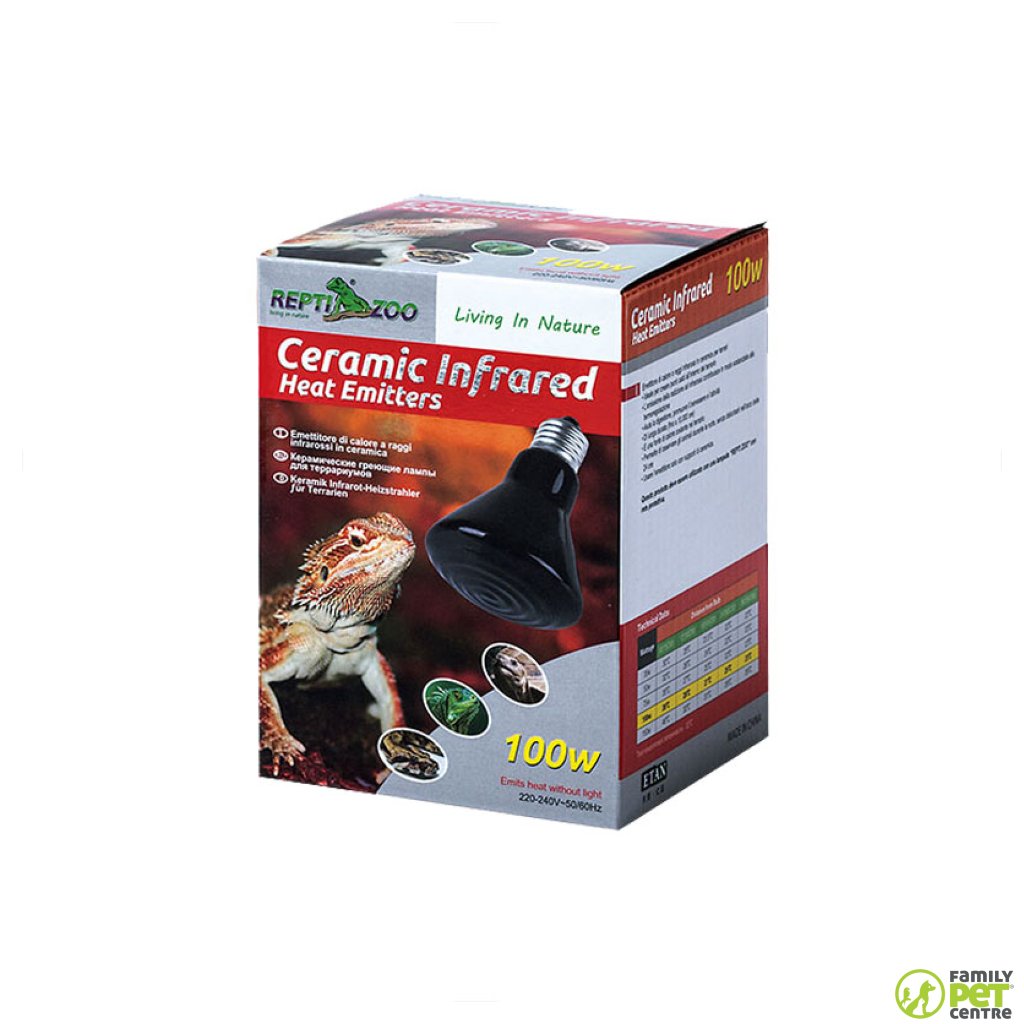 Reptizoo Ceramic Heat Emitter Family Pet Centre