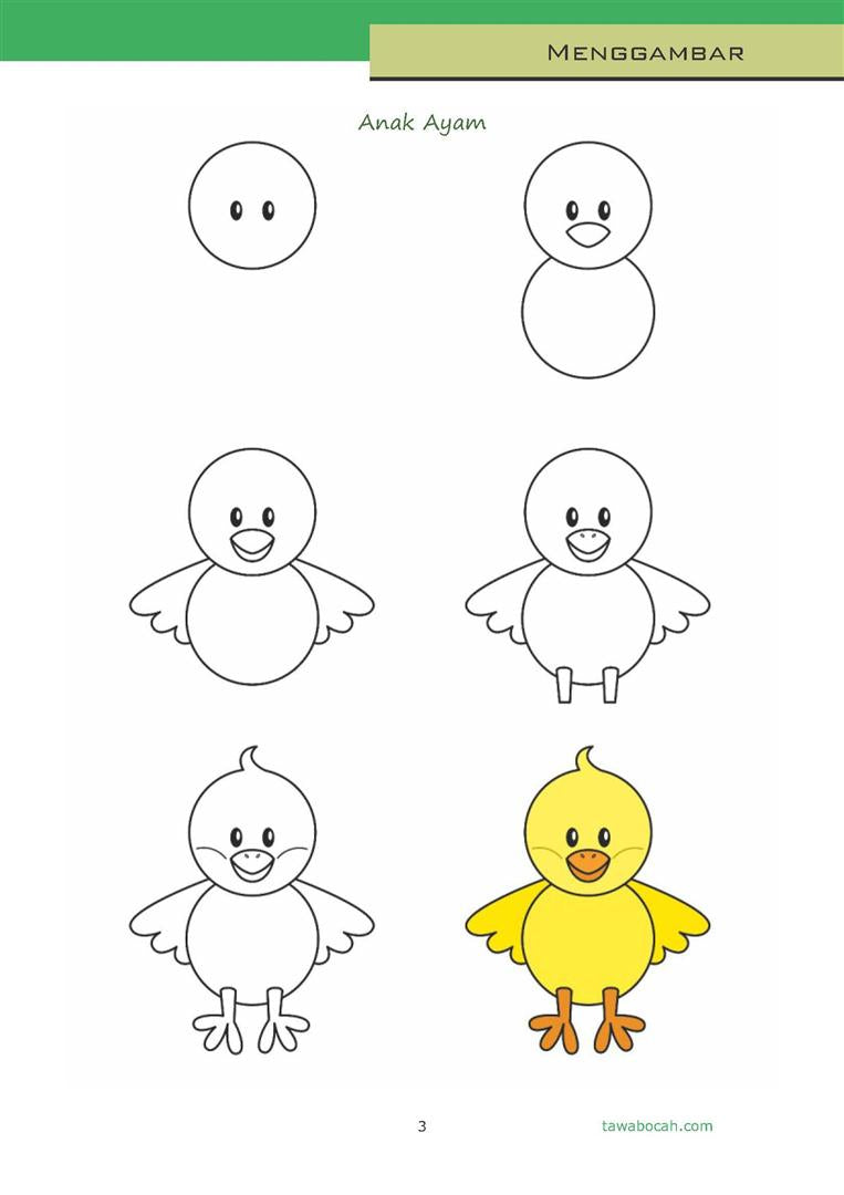 Gambar Hewan Yang Mudah Untuk Anak Sd