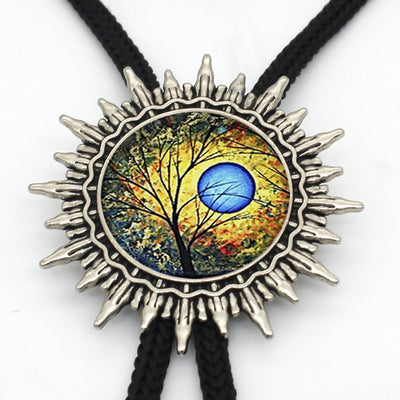 Viking Norse Tree Of Life Hand Crafted Bolo Tie Necklace Of Zinc Choi Viking Jewelry Life