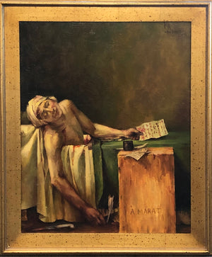Death Of Marat Master Copy By Phil Lear Squash Blossom