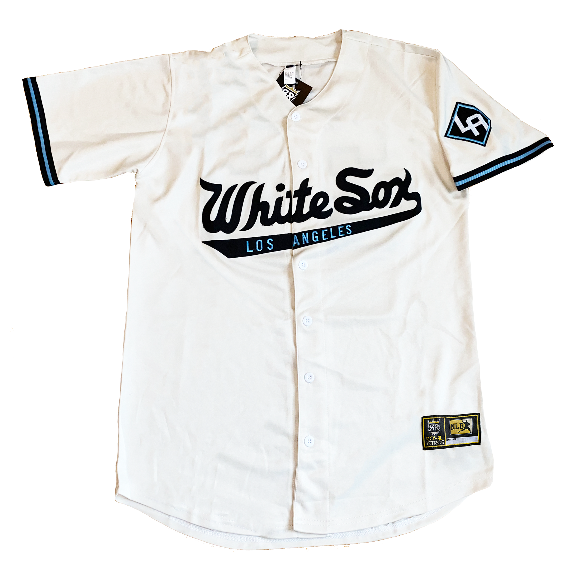 Los Angeles White Sox Nlb Jersey Royal Retros