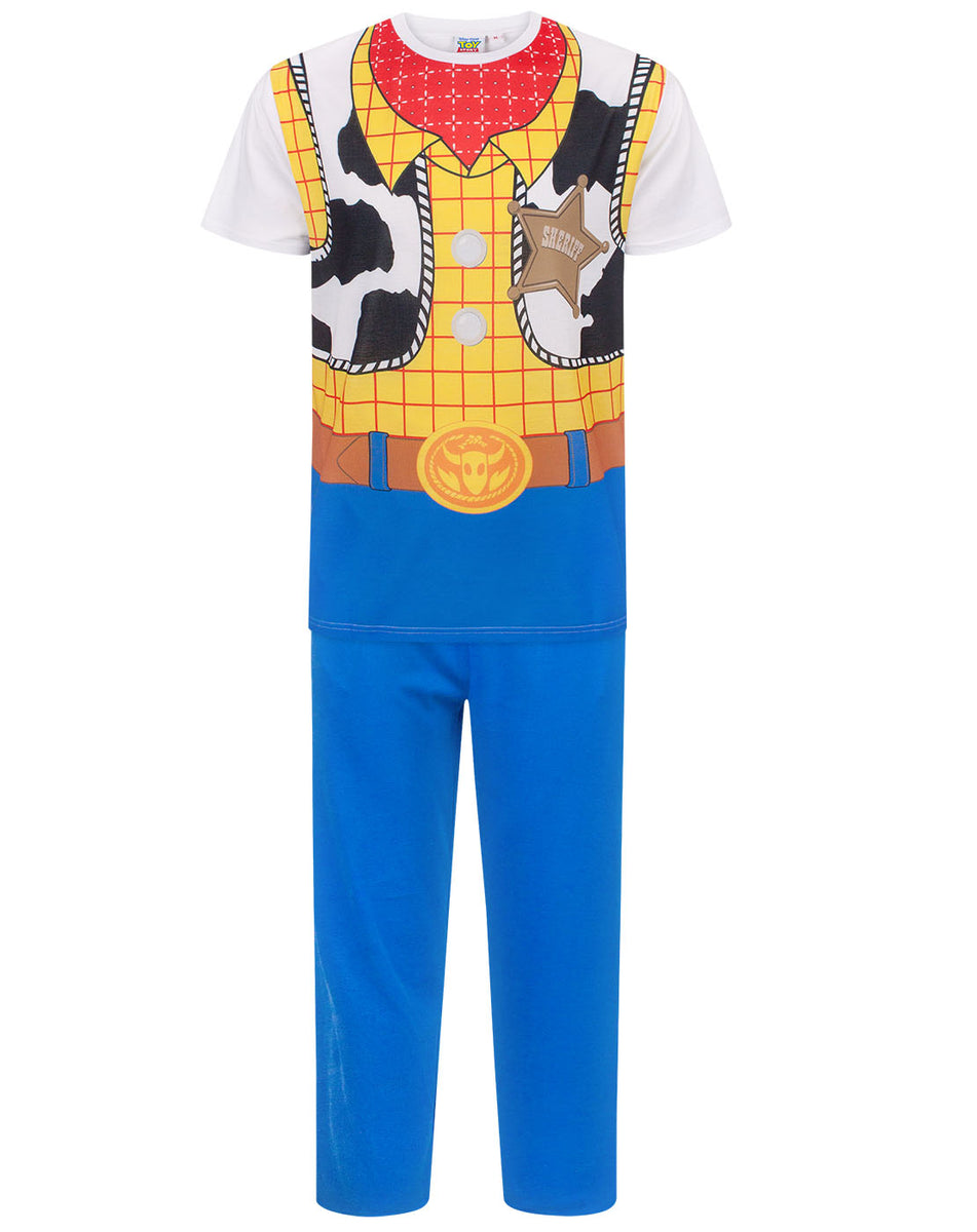 Disney Toy Story Woody Costume Men S Adult S Pyjamas Nightwear Set Vanilla Underground