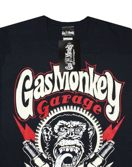 Gas Monkey Garage Blood Sweat And Beers Sparkplugs Men S T Shirt Vanilla Underground