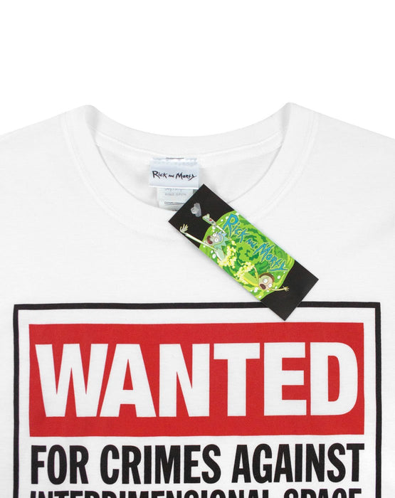 Rick And Morty Wanted Men S T Shirt Vanilla Underground
