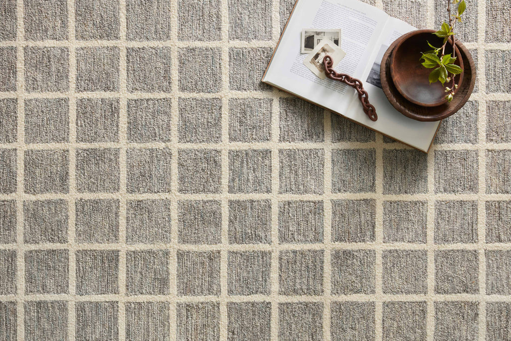 Chris Loves Julia X Loloi Polly Pol 05 Slate Ivory Rug Rugs Done Right
