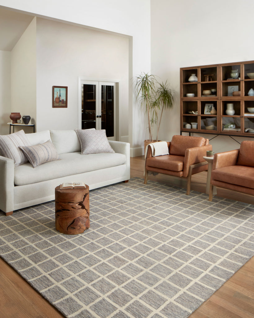 Chris Loves Julia X Loloi Polly Pol 05 Slate Ivory Rug Rugs Done Right