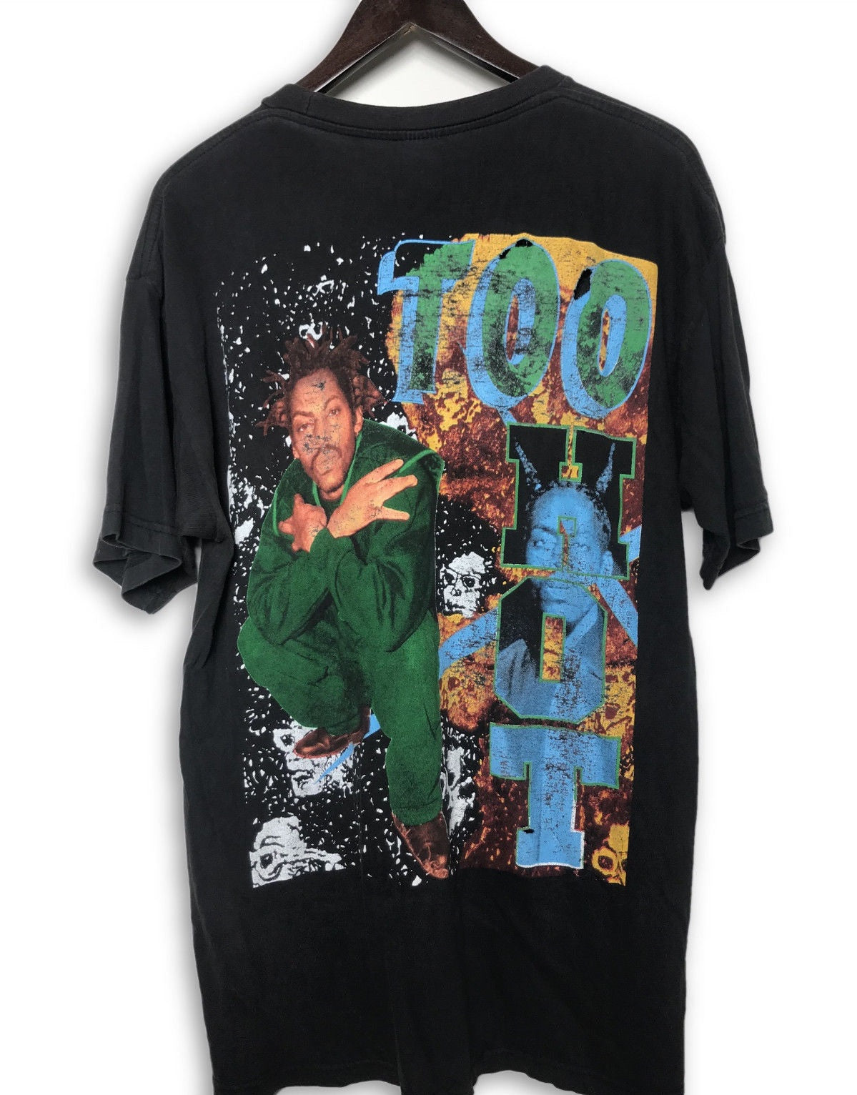 Vintage Coolio Gangstas Paradise Too Hot Hip Hop T Shirt