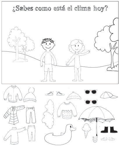 Sabes Como Esta El Clima Hoy Laminas Educativas Magia Y Carton