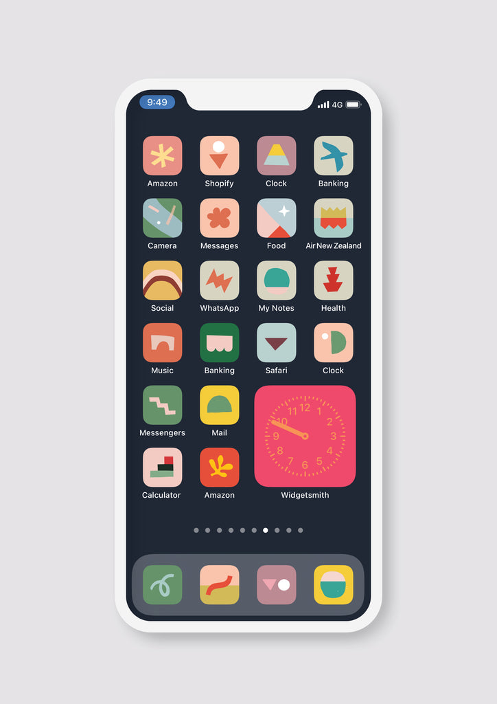 Ios 14 Home Screen Ideas Abstract Abukoo