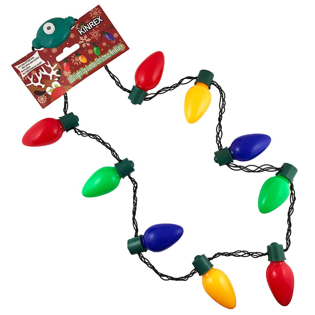 Light Up Christmas Necklace Kinrex Llc