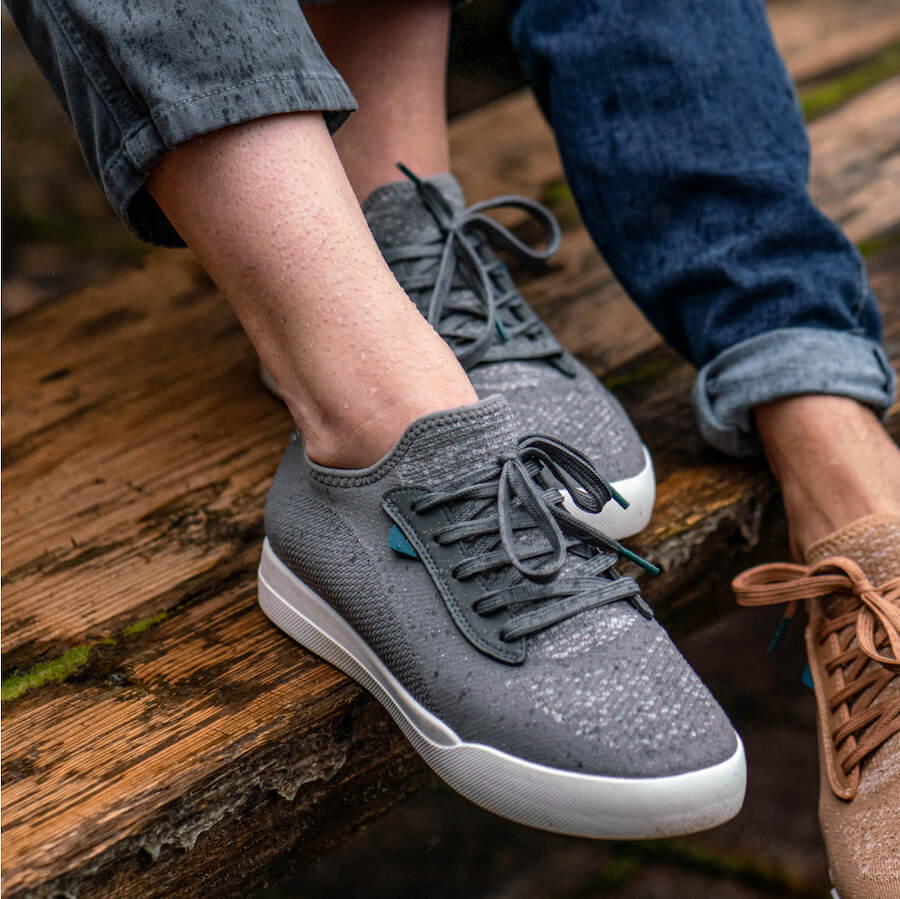 Women S Weekend Concrete Grey Vessi Footwear