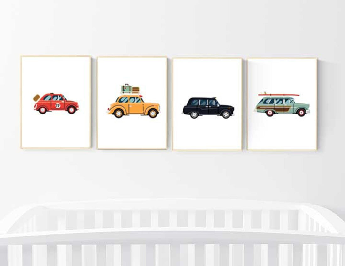 Nursery Decor Boy Cars Car Nursery Wall Art Boys Room Decor Cars Vi Lotusarts
