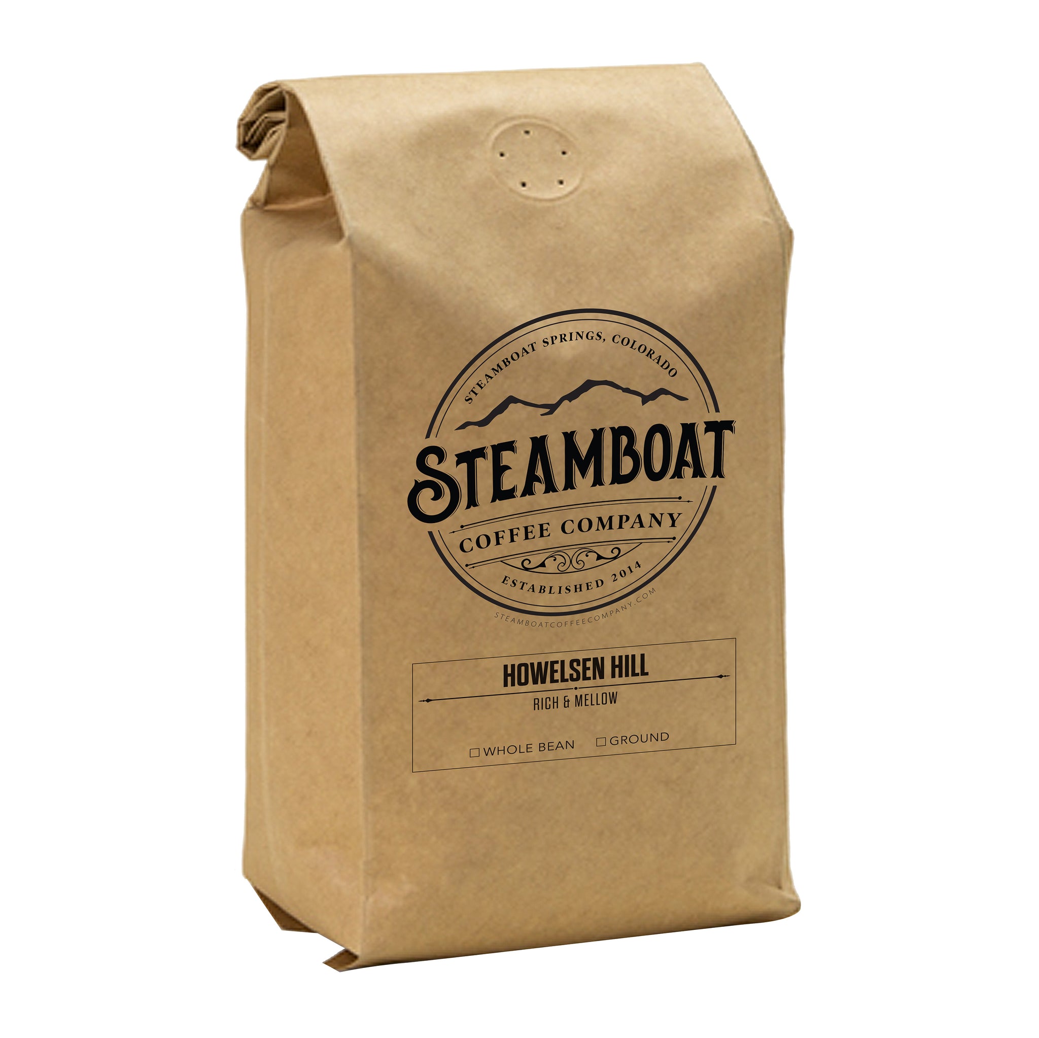 Howelsen Hill Blend Rich Mellow Coffee 12oz Steamboat Coffee Company