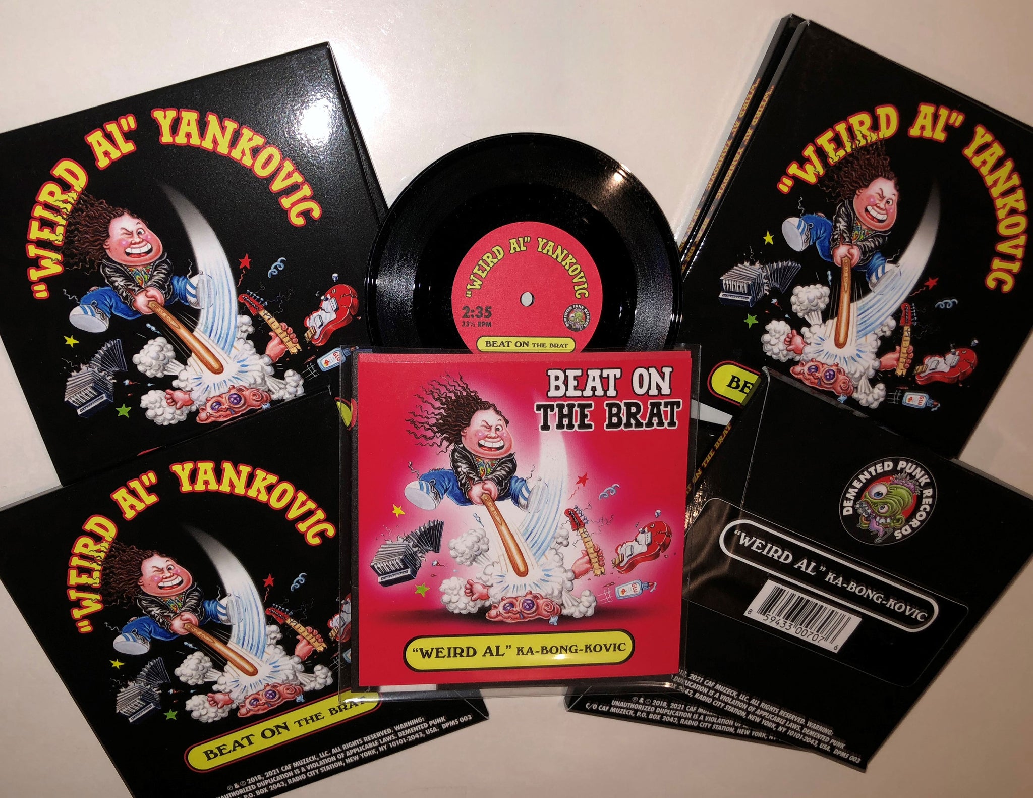Weird Al Yankovic Beat On The Brat Mini Single 3 Vinyl Demented Punk