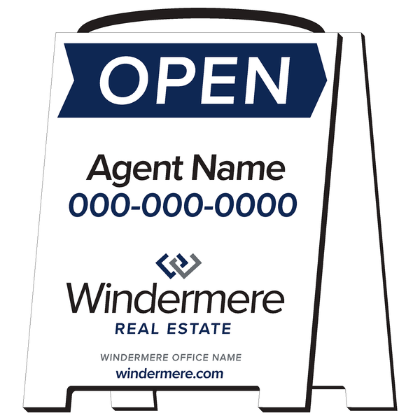 Windermere Real Estate Open House Signs Buz White Signs Design