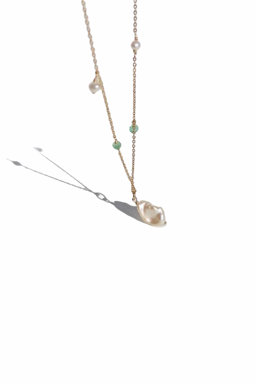 Cloud Necklace With Keshi Pearl Lireille