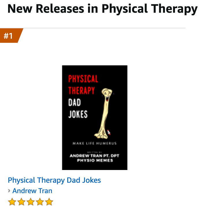 Physical Therapy Dad Jokes Book Physio Memes