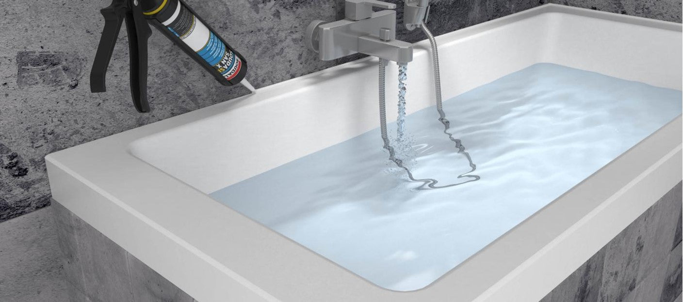 How To Seal A Bath With Soudal Silicone Sealant Platinum Chemicals