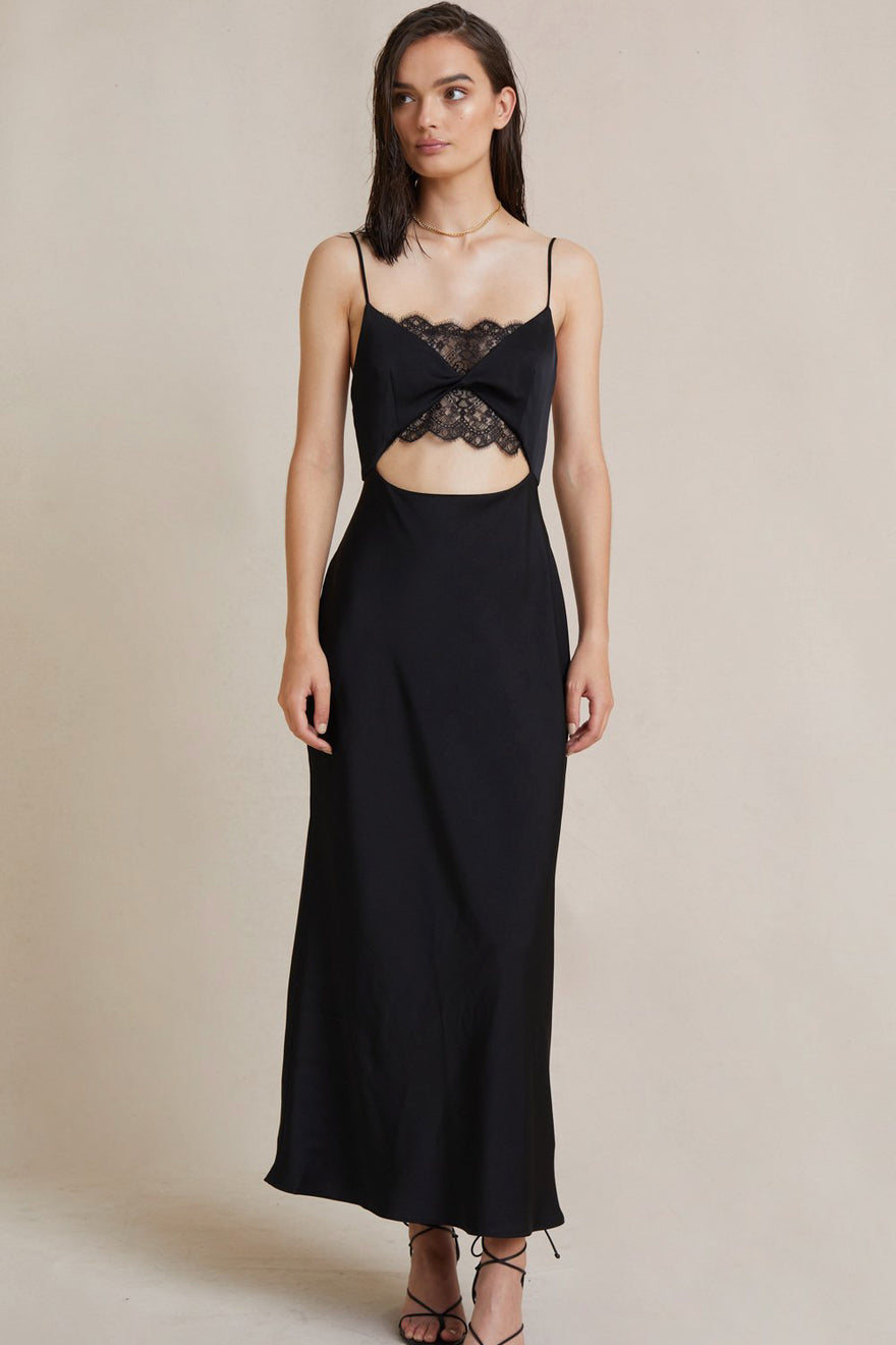 Bec Bridge Valerie Midi Dress Black All The Dresses