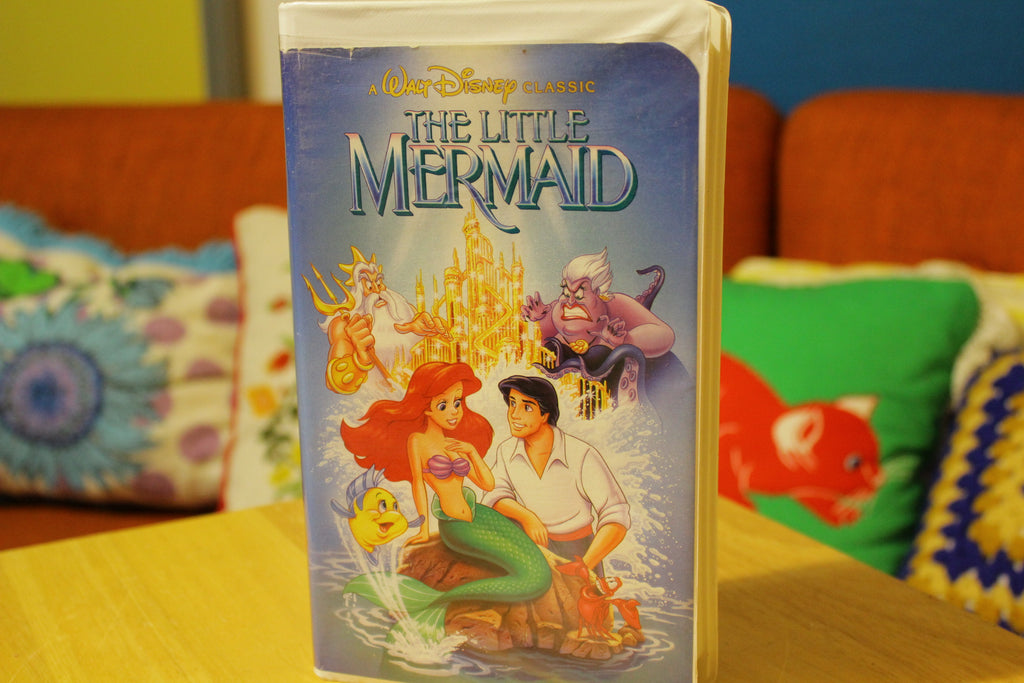 The Little Mermaid Vhs 1990 Banned Cover Art Disney Black Diamon Thefuzzyfelt