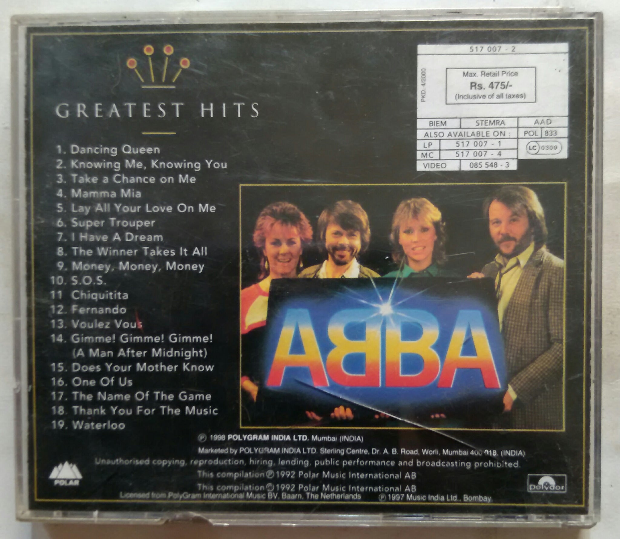 Abba Gold Greatest Hits Avdigital