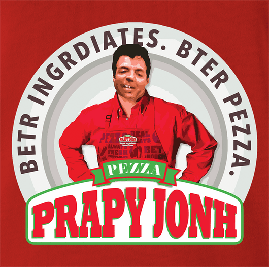 Funny Papa John S Pizza T Shirt Big Bad Tees