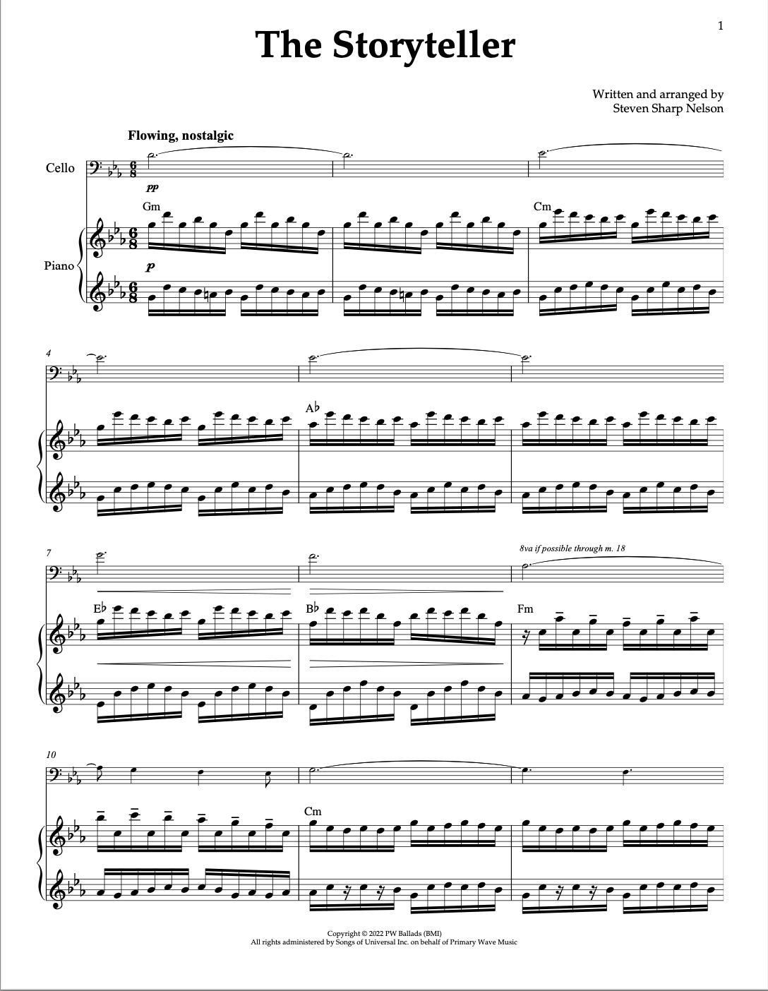 The Storyteller Piano Cello Sheet Music Digital Download Pdf The Piano Guys