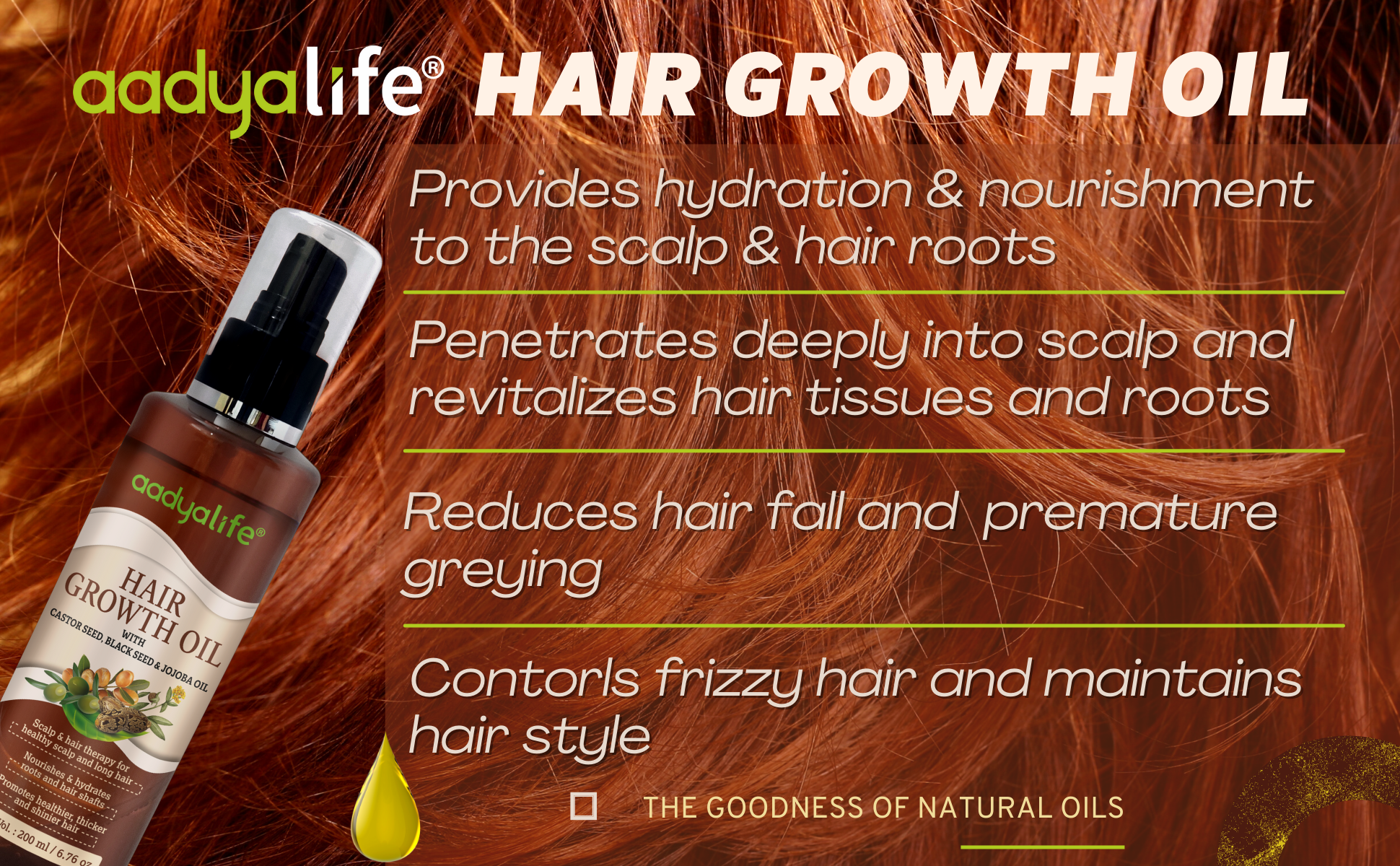 Best Offer Aadya Life Hair Growth Oil 200 Ml For Healthy Thick And Shiny Hair Enhanced With Castor Seed Jojoba Black Seed Oil Pack Of 1 1 X 200 Ml