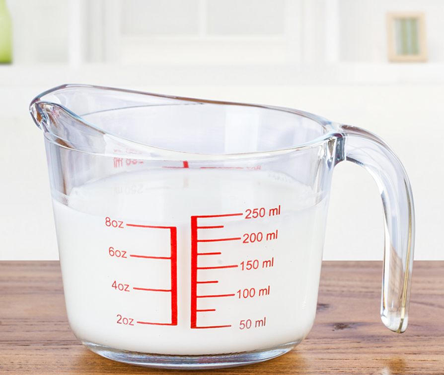 Tempered Glass Measuring Cup 250ml 8oz Chao Coffee And Tea