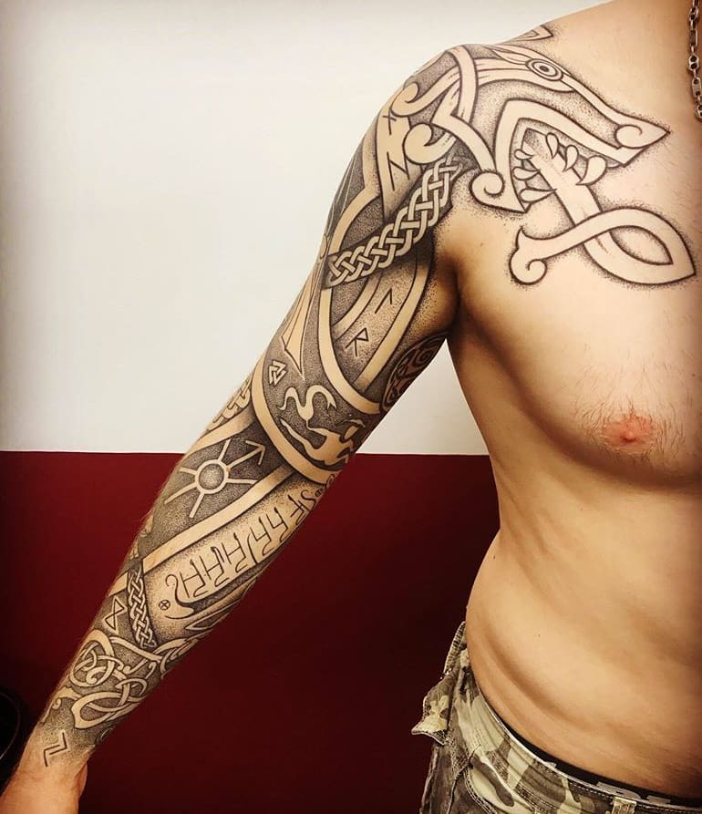 Tatouage Vikings Bras De 100 Photos Avec Explication Viking Shop