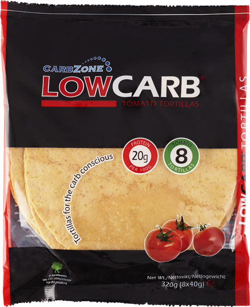 Low Carb Tomato Tortilla 8x40g
