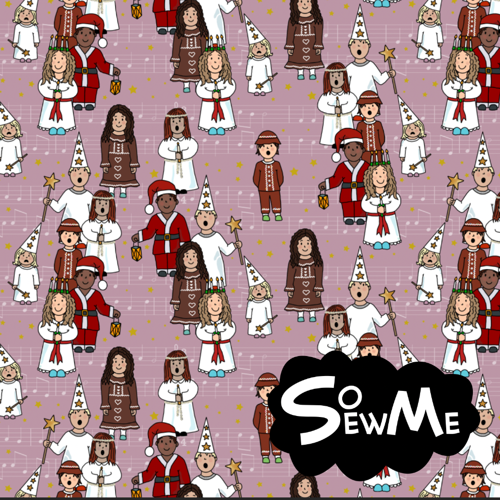 Natten Gar Tunga Fjat Dusty Rose Gots Jogging French Terry So Sew Me