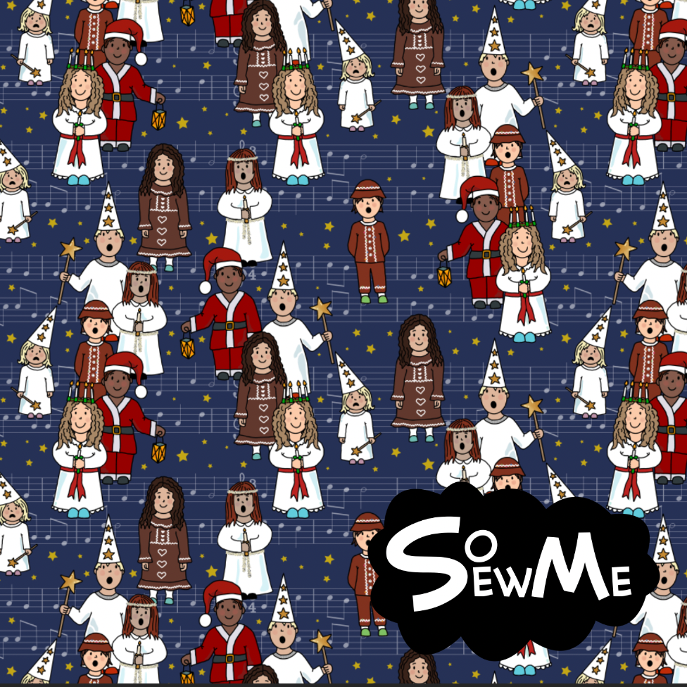 Natten Gar Tunga Fjat Marine Blue Gots Trika Jersey So Sew Me