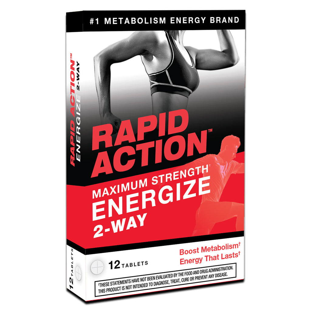 Rapid Action Energize Energy Pills Boost Your Metabolism Rapid Action Nutrition