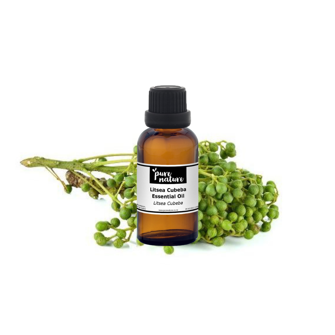 Litsea Cubeba May Chang Essential Oil Purenature Nz
