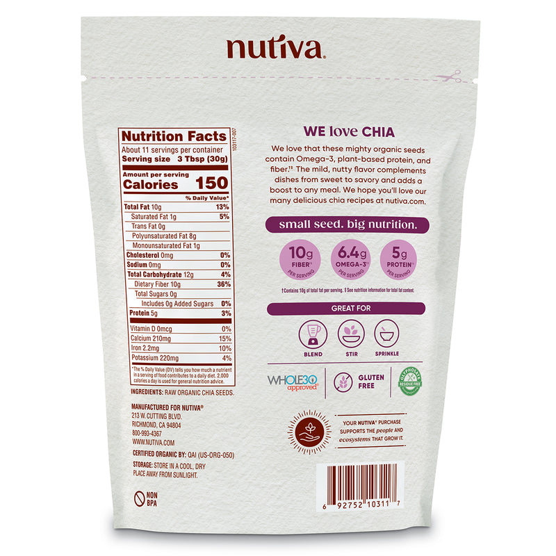 Organic Chia Seeds Nutiva