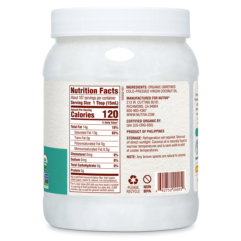 Organic Virgin Coconut Oil Nutiva