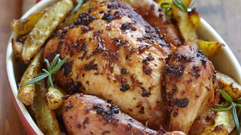 كيفية طبخ دجاج في الفرن