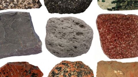 بحث عن أنواع الصخور