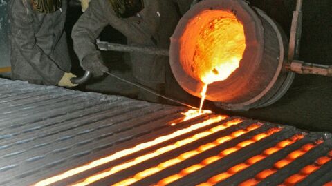 كيف تتم صناعة الحديد