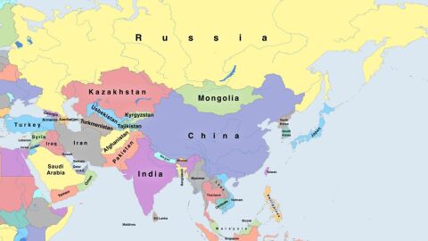 ما عدد الدول التي تحد الصين