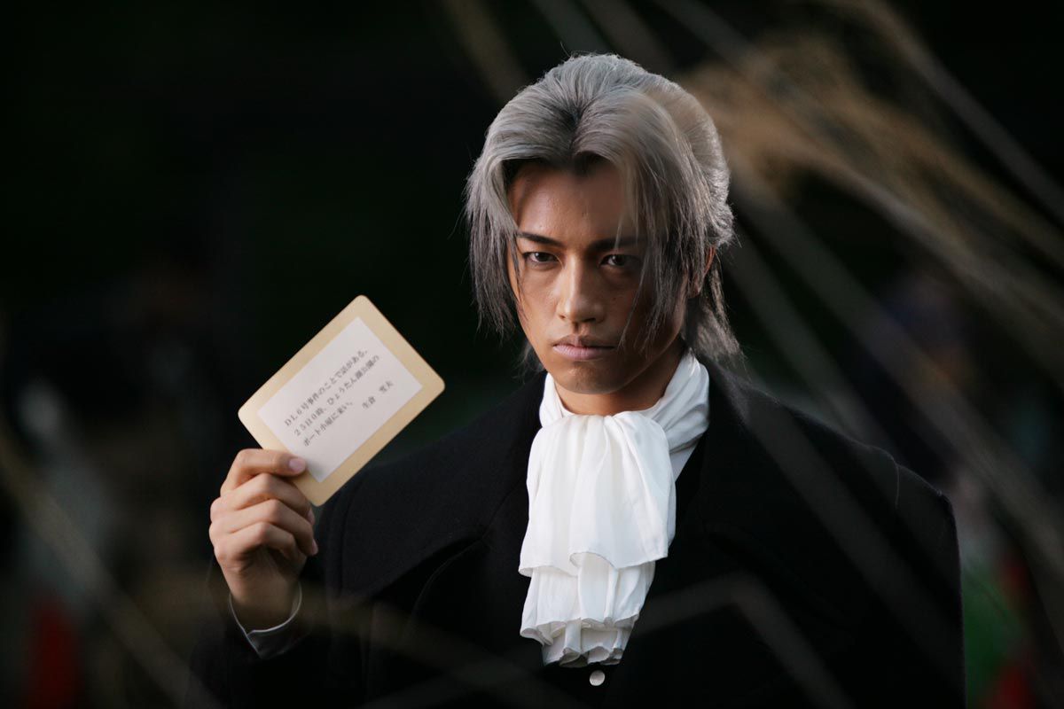 The Miles Edgeworth character in the Ace Attorney movie.